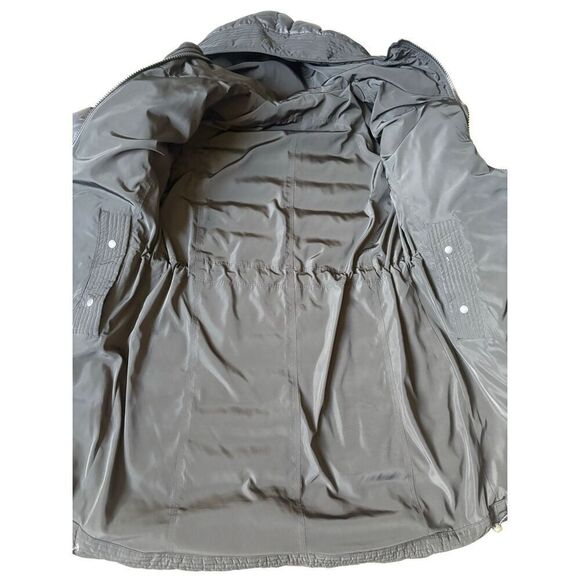 Athleta Snow Down Reversible Parka Jacket Black SIZE S Hooded Puffer - Picture 14 of 16